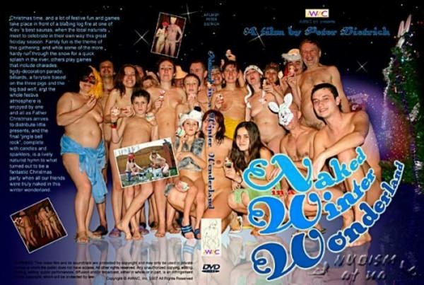Family nudism video New Year's fun in winter [Naturism Archiv]